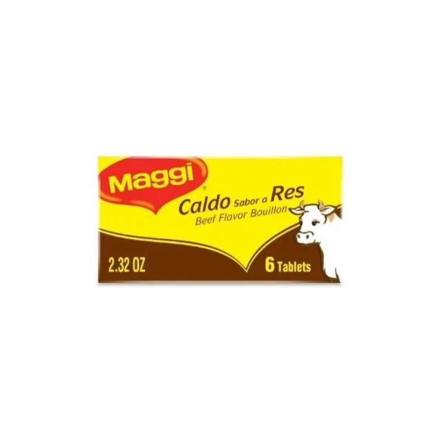 CUBITOS MAGGI SABOR A RES 65.7G (24 UNIDADES)