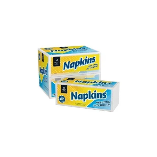 SERVILLETAS MEMBERS MARK 300 UNIDADES (BULTO DE 4 PAQUETES)