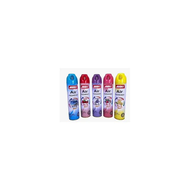 AIBO AMBIENTADOR AIR FRESHENER FRAGANCIAS VARIADAS 5 IN 1 300 ML(BS-6652)