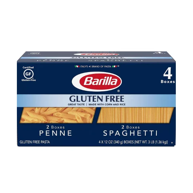 BARILLA GLUTEN FREE PAQUETE VARIADO (4 PAQUETES) 1,36KG