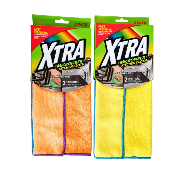 XTRA PAÑOS DE MICROFIBRA 2 UNIDADES X400704