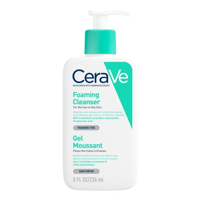 CERAVE FOAMING FACIAL CLEANSER 12 OZ