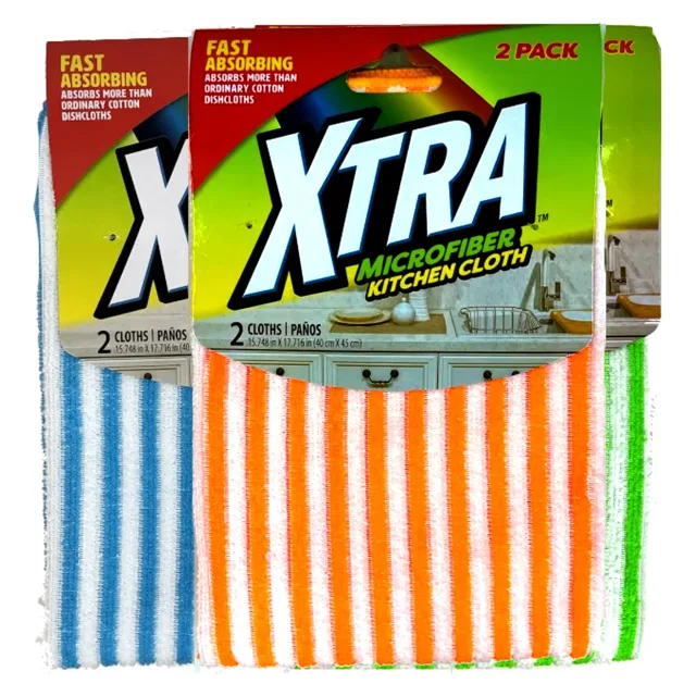XTRA PAÑOS DE MICROFIBRA 2 UNIDADES X00752