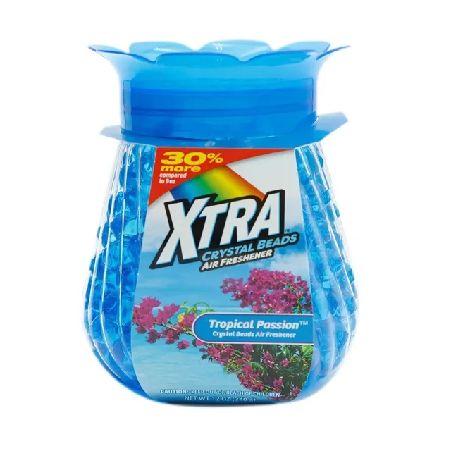 XTRA CRYSTAL BEADS AIR FRESHENER 12OZ / TROPICAL PASSION X400715