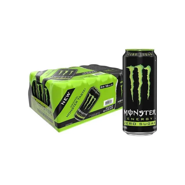 MONSTER ENERGY ZERO SUGAR 24 UNIDADES DE 16OZ