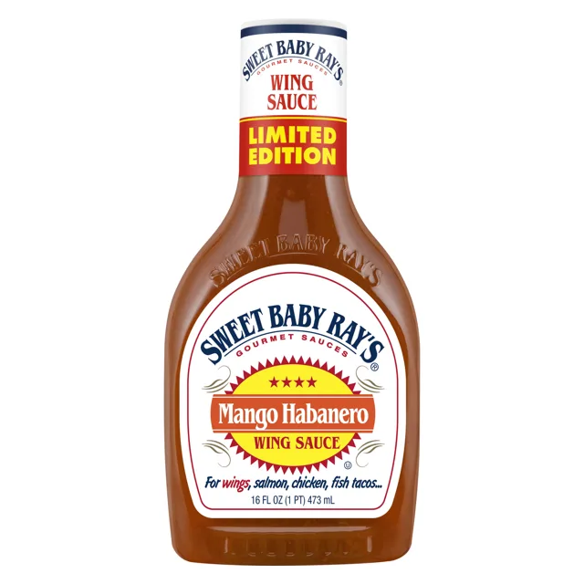 SWEET BABY RAYS MANGO HABANERO WING SAUCE 16 OZ-473ML