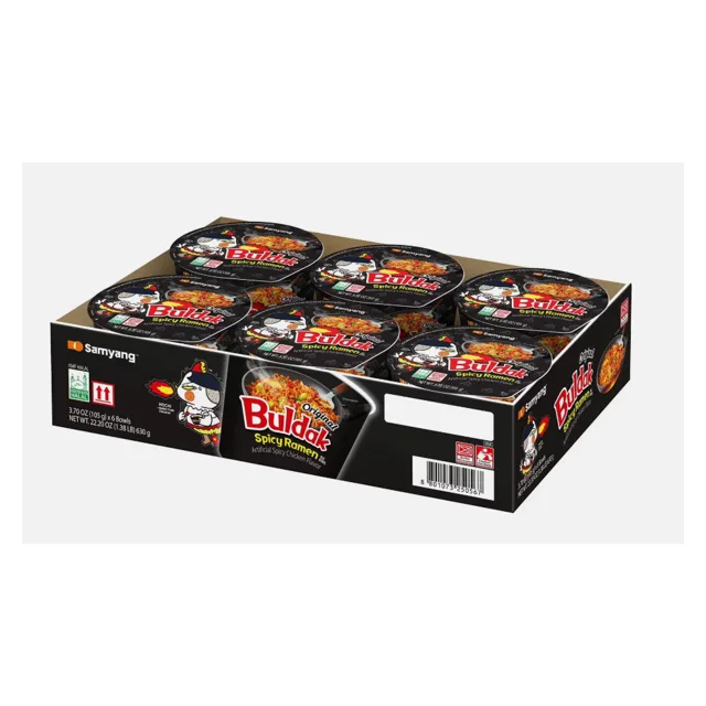SAMYANG BULDAK SPICY RAMEN ORIGINAL 105G, 6 PACK