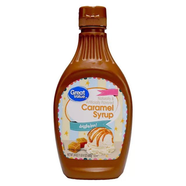 GREAT VALUE SYRUP DE CARAMELO 22 OZ / 623G