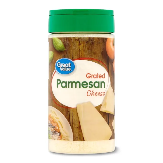 GREAT VALUE QUESO PARMESANO 8 OZ / 226G