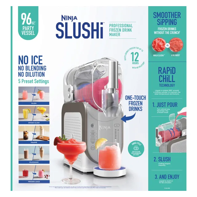 NINJA SLUSHI PROFESSIONAL FROZEN 96 OZ PARTY VESSEL RAPID CHILL