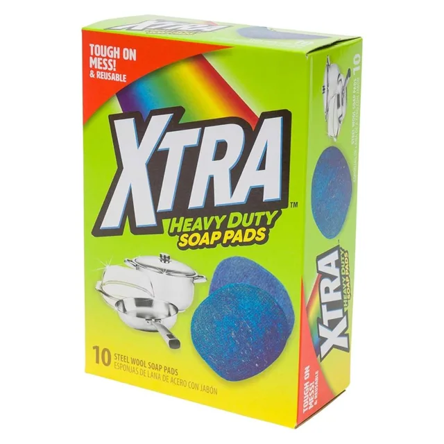 XTRA SOAP PADS 10 CT ESPONJAS DE BRILLO X00750