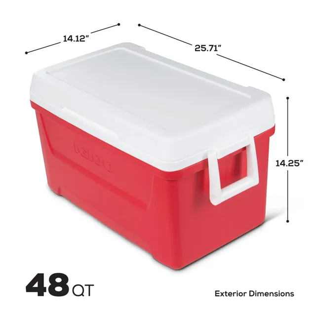 IGLOO CAVA LAGUNA DE 48 QT COLOR TURQUESA, SIN RUEDA